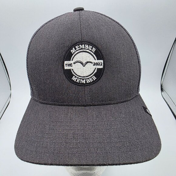 Travis Mathew The Member 2022 Snapback Hat Gray Mesh Adjustable Trucker Cap - Picture 1 of 9